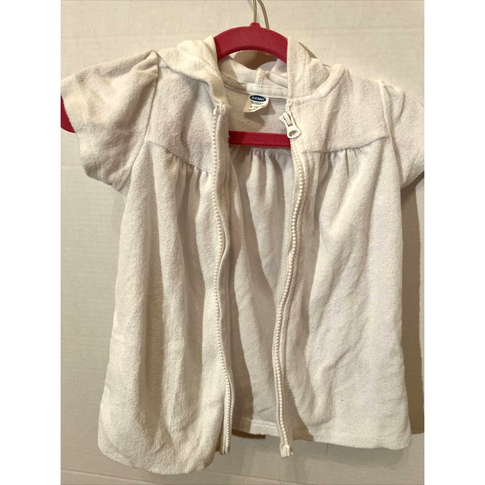 Baby Girls Terry Cloth Hooded Swim Cover Up 6-12 months (ID 155)